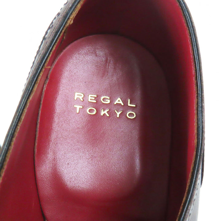 Great REGAL TOKYO Dress shoes Full brogue wingtip lace-up Bordeaux leather mens