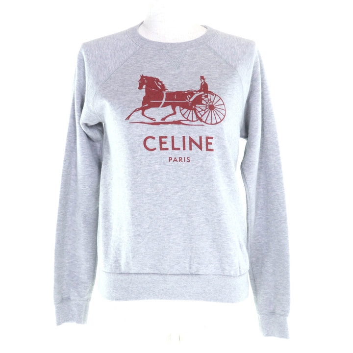 Excellent CELINE tops gray cotton Women XS 2Y247450I