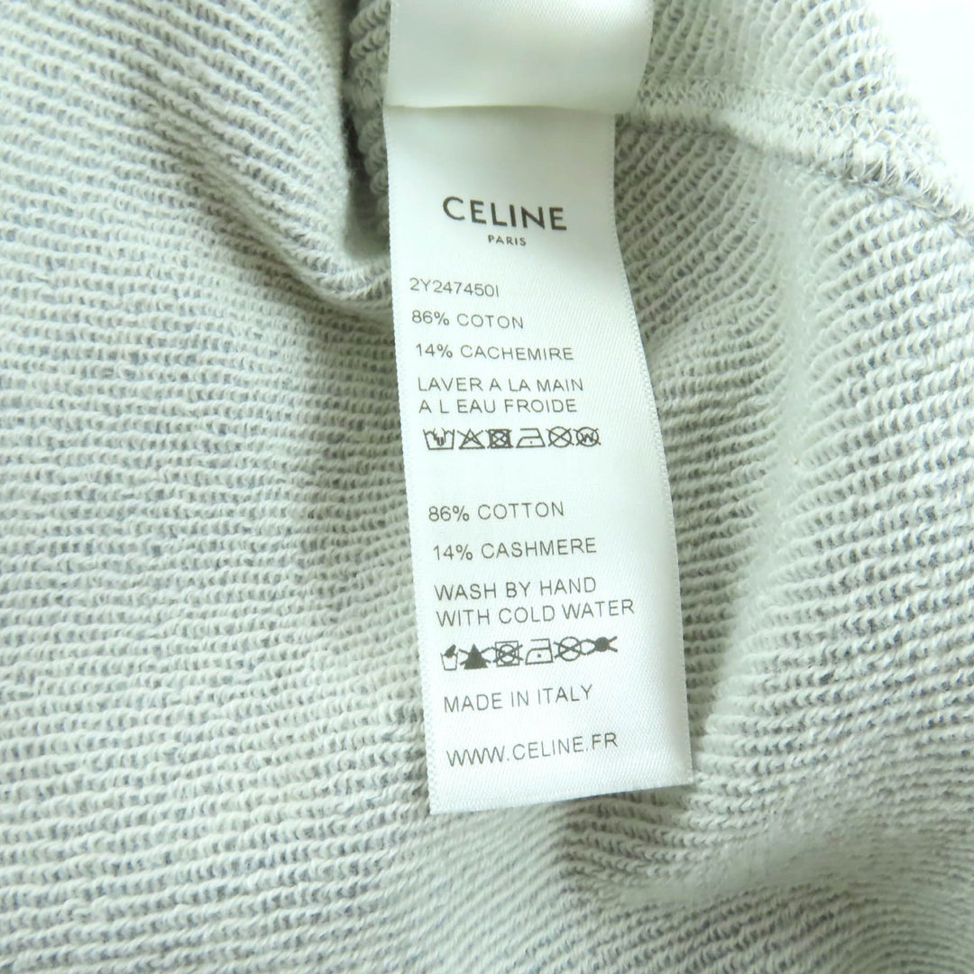 Excellent CELINE tops gray cotton Women XS 2Y247450I