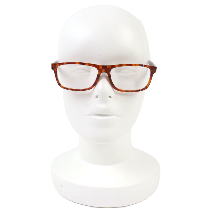 Pristine MONCLER Glasses Tortoiseshell pattern tricolor accent Brown ML5063 053