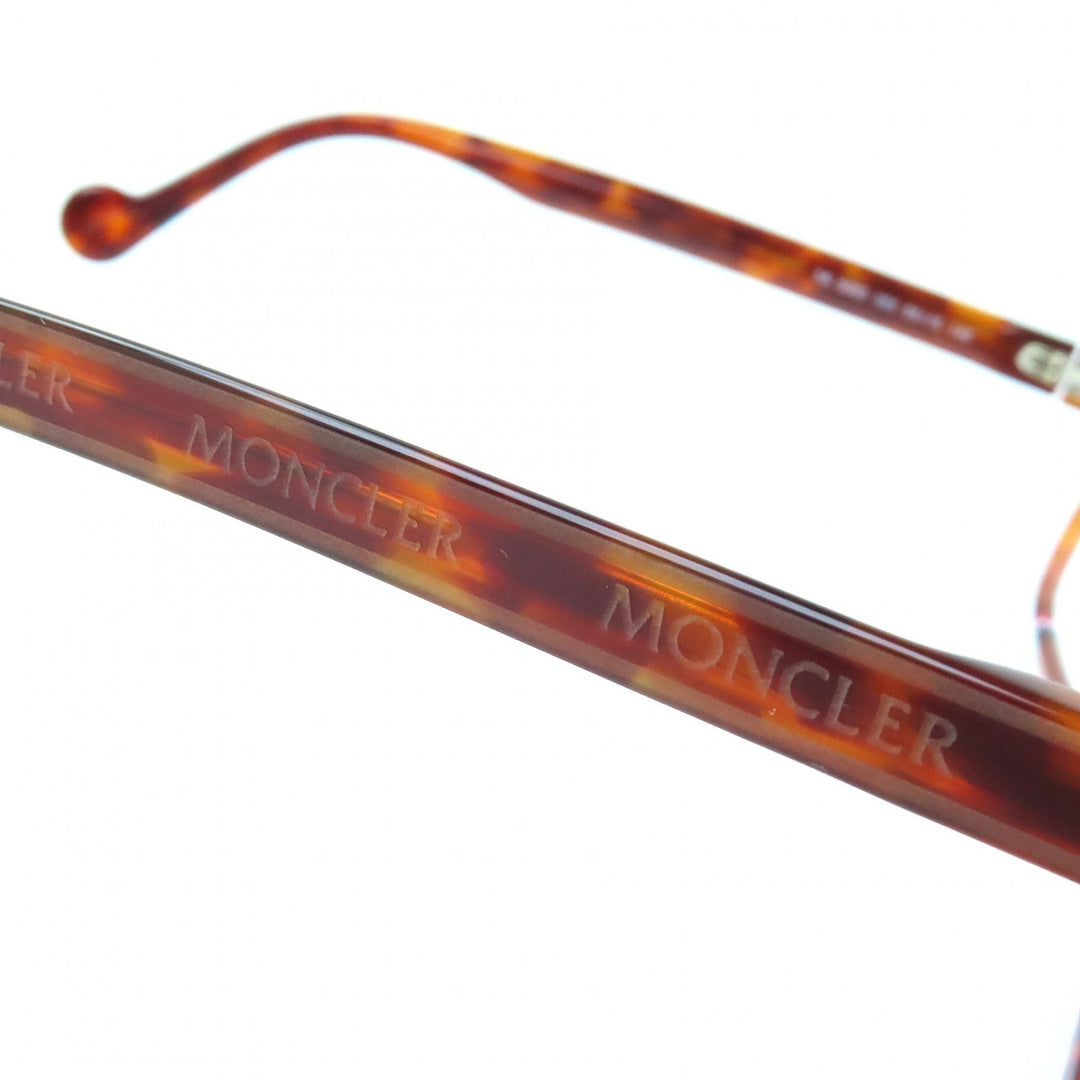 Pristine MONCLER Glasses Tortoiseshell pattern tricolor accent Brown ML5063 053