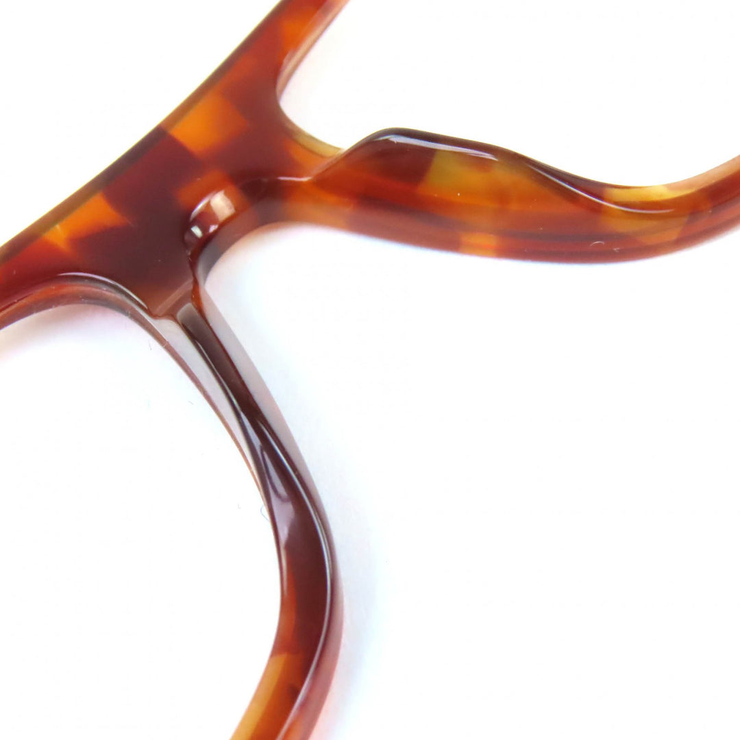 Pristine MONCLER Glasses Tortoiseshell pattern tricolor accent Brown ML5063 053