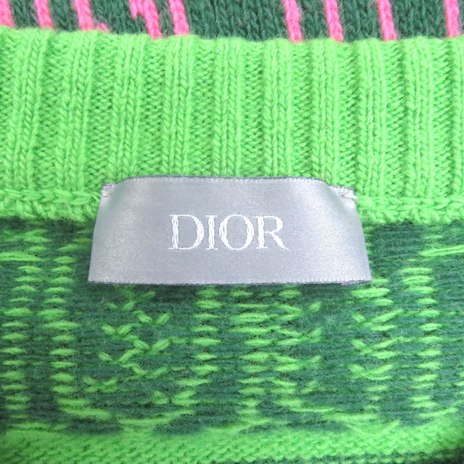 Discounted Excellent DIOR SHAWN STUSSY sweater multicolor wool