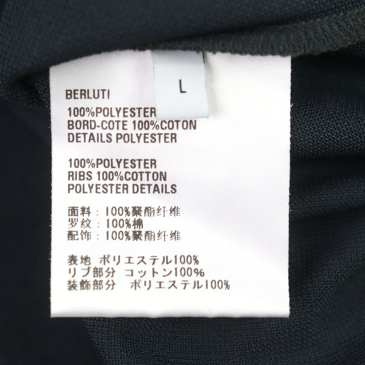 Pristine BERLUTI Short sleeve polo shirt Technical Golf Polo Logo patch men L