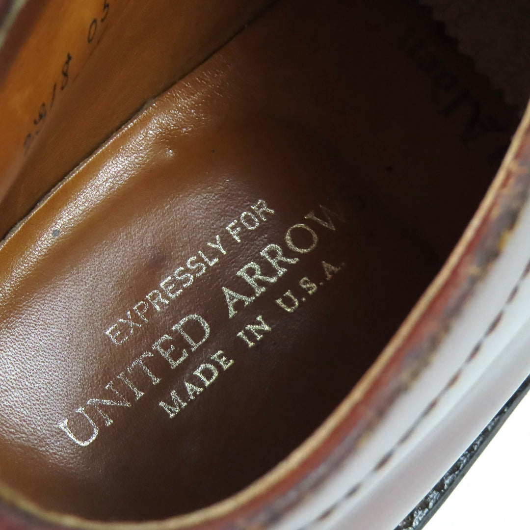 Very Good ALDEN Ankle boots Arrows San Francisco chukka boots Brown 6 1348