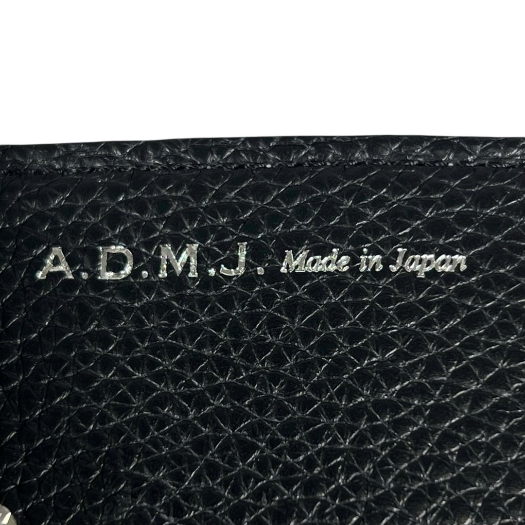 Excellent ADMJアクセソワ Purse Bijoux Black Silver leather Women