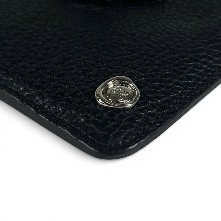 Excellent ADMJアクセソワ Purse Bijoux Black Silver leather Women