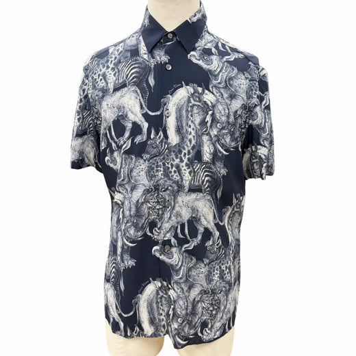 Great LOUIS VUITTON Chapman Brothers Short sleeve shirt Navy Rayon mens S