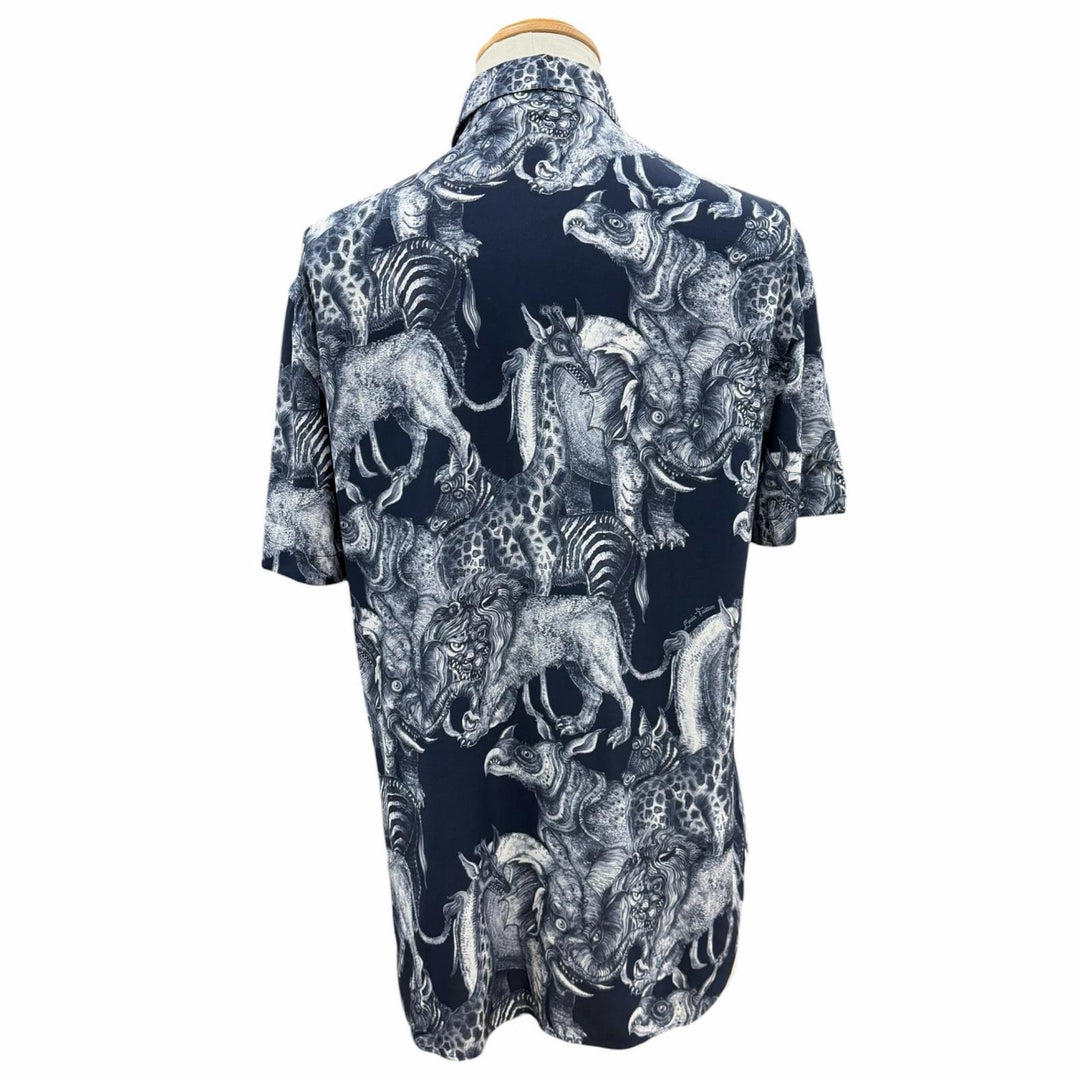Great LOUIS VUITTON Chapman Brothers Short sleeve shirt Navy Rayon mens S