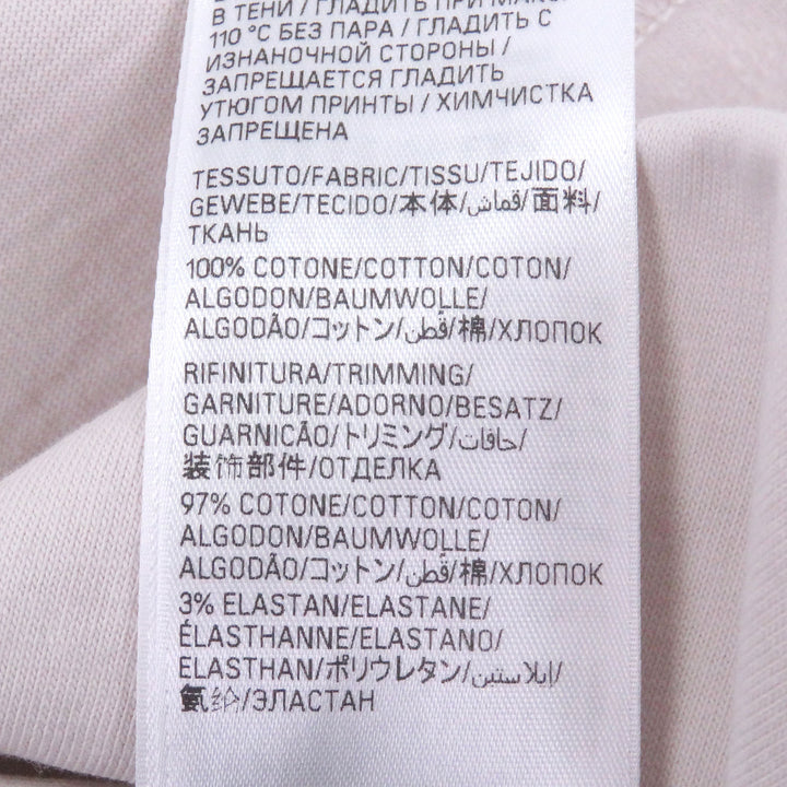 Excellent BALENCIAGA Short sleeve T-shirt Inside-out distressed finish Ivory
