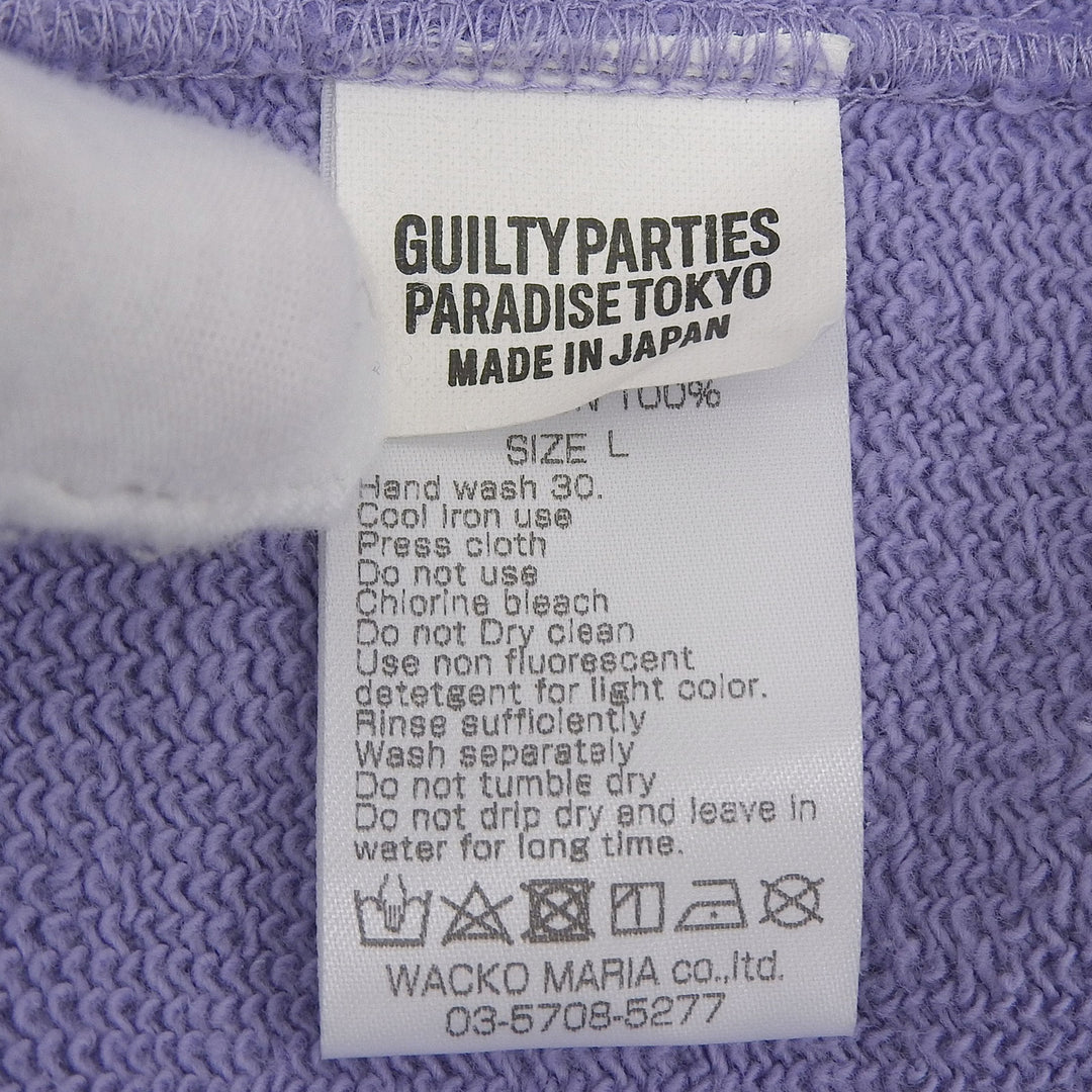 Pristine GUILTY PARTIES WACKO MARIA hoodie mens L 24FW-WMC-Stainless Steel03