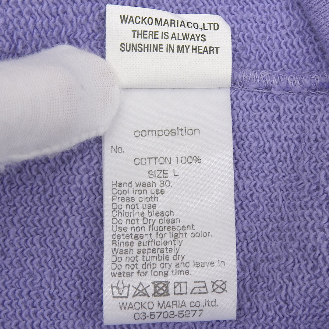 Pristine GUILTY PARTIES WACKO MARIA hoodie mens L 24FW-WMC-Stainless Steel03
