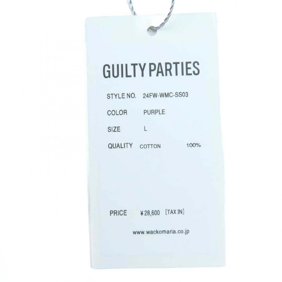 Pristine GUILTY PARTIES WACKO MARIA hoodie mens L 24FW-WMC-Stainless Steel03