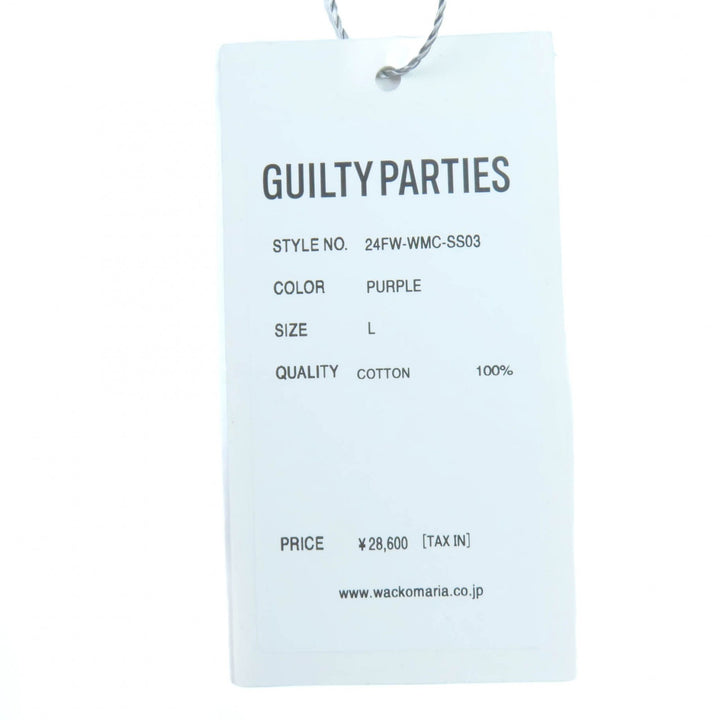 Pristine GUILTY PARTIES WACKO MARIA hoodie mens L 24FW-WMC-Stainless Steel03