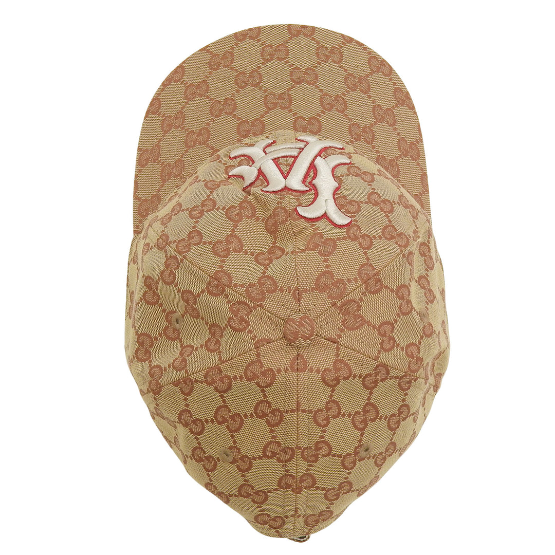 Pristine GUCCI cap beige polyester mens 539827