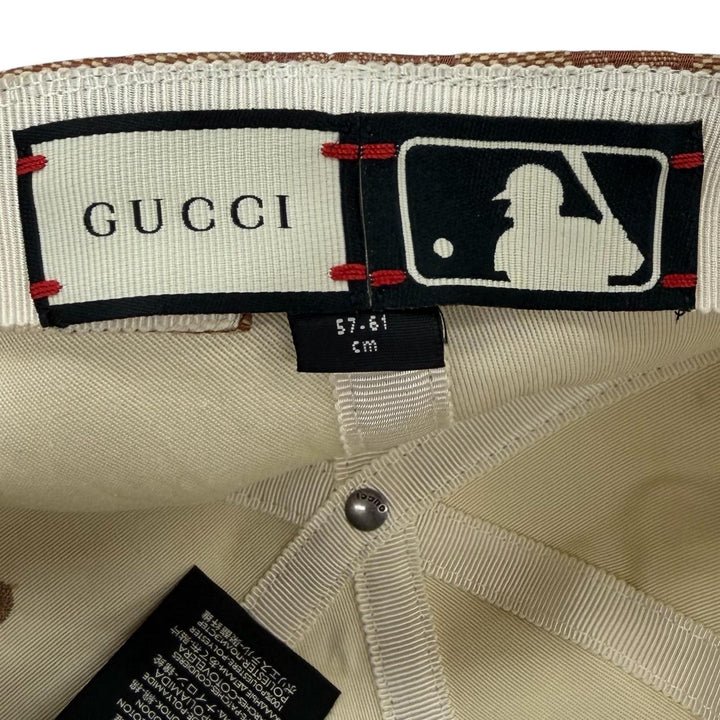 Pristine GUCCI cap beige polyester mens 539827