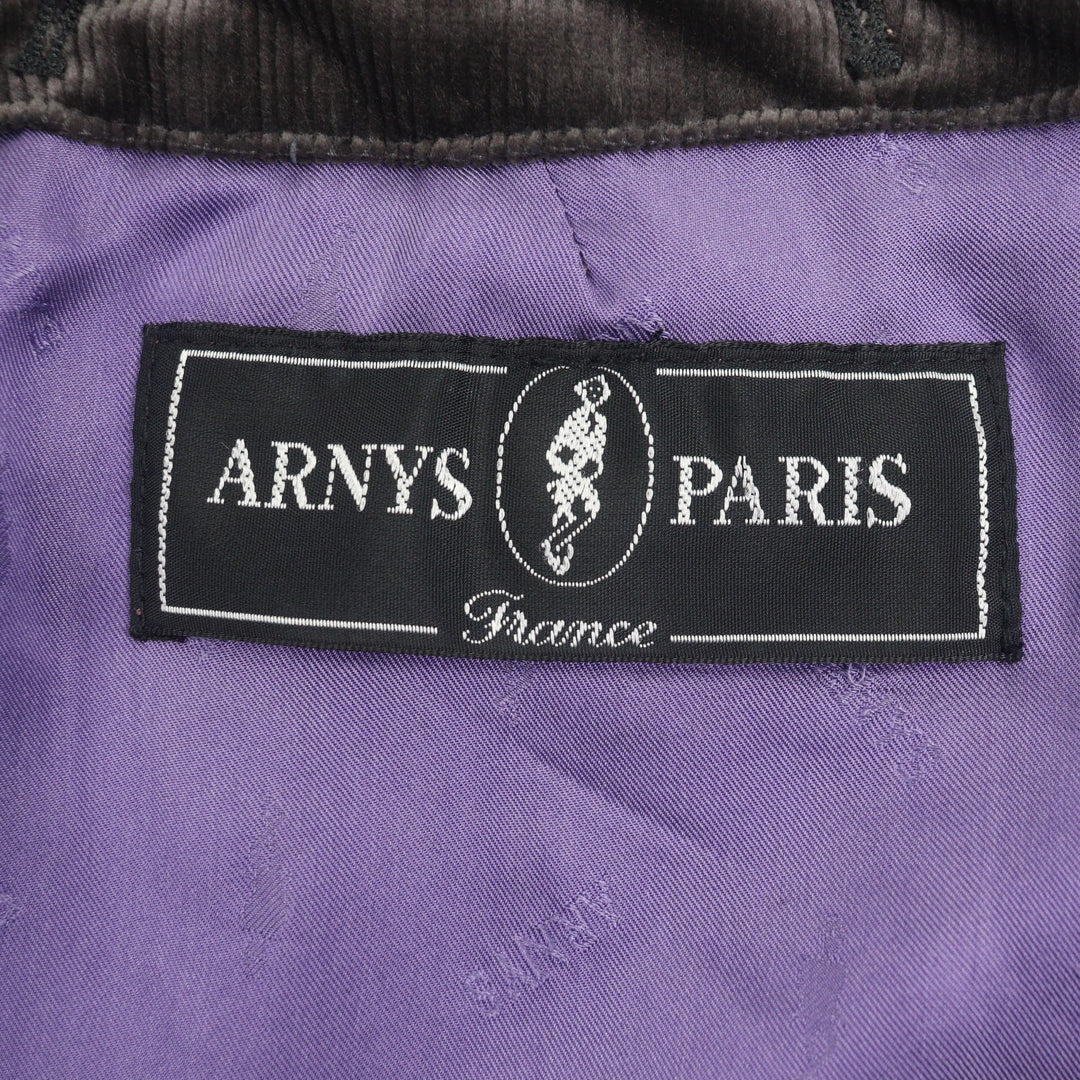 Great ARNYS PARIS coat EQUESTRE black polyester mens 52