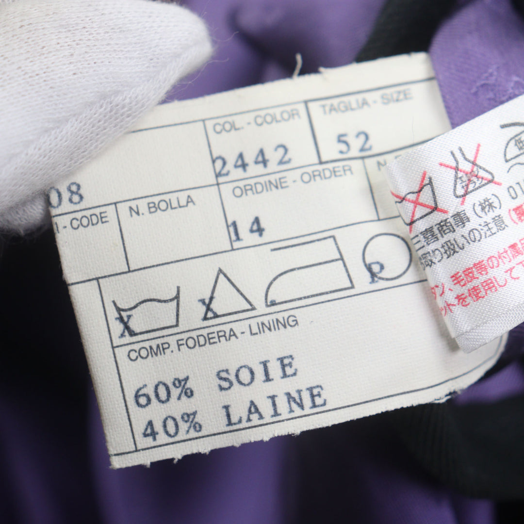 Great ARNYS PARIS coat EQUESTRE black polyester mens 52