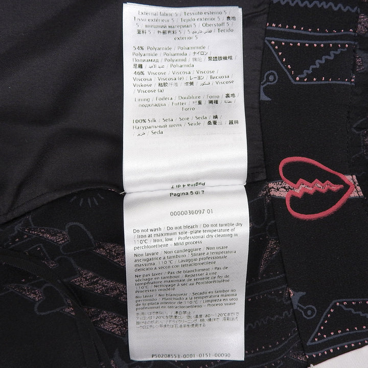 Excellent Valentino one piece black silk Women 42
