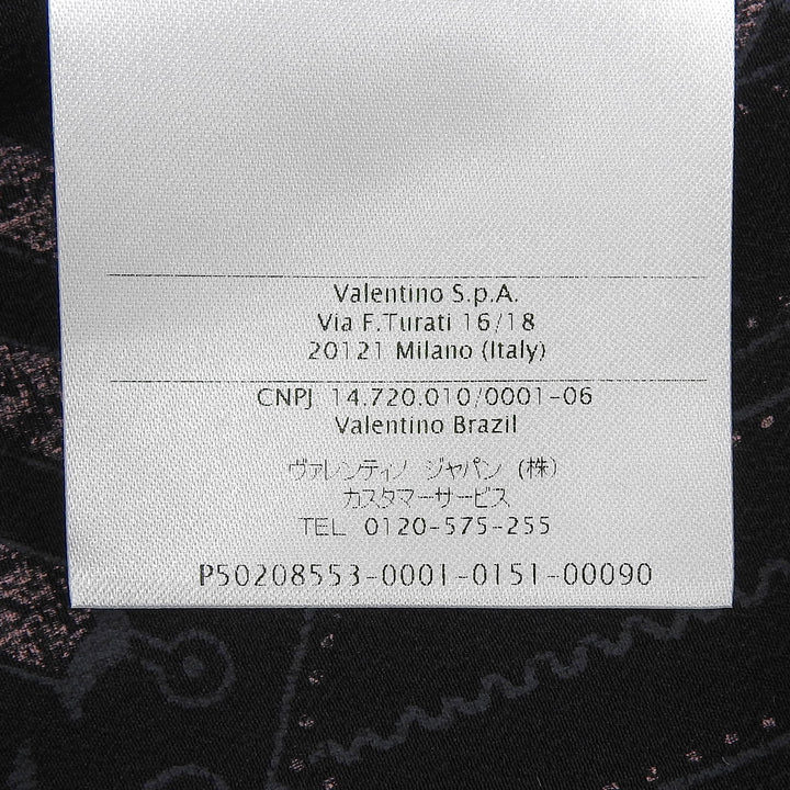 Excellent Valentino one piece black silk Women 42