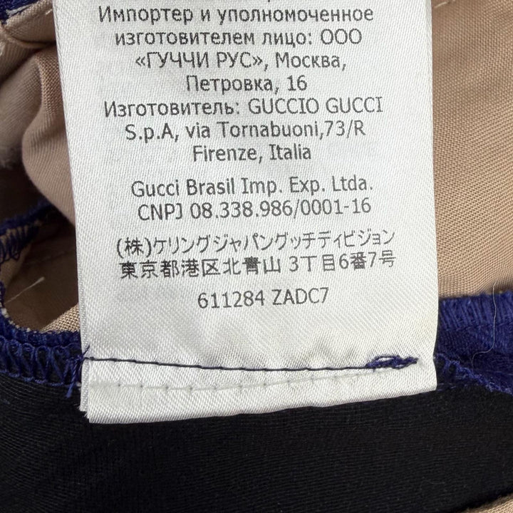 Discounted Excellent GUCCI Pants Navy wool Women 36 611284