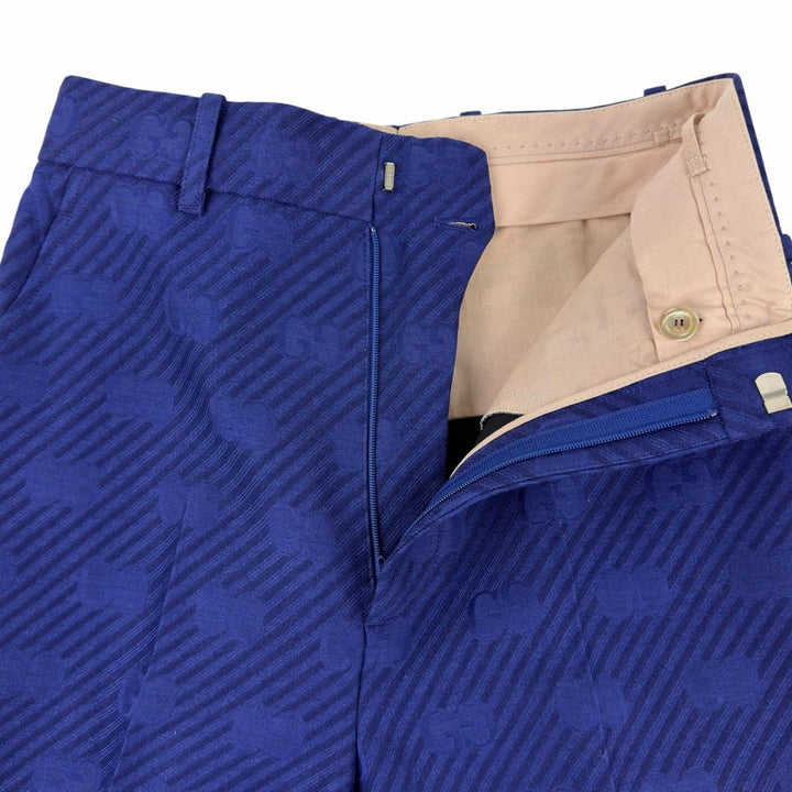 Discounted Excellent GUCCI Pants Navy wool Women 36 611284
