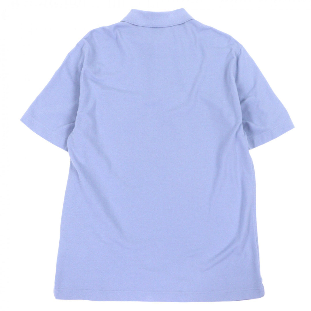 Great HERMES Short sleeve polo shirt purple cotton mens M