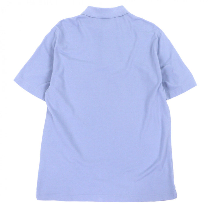 Great HERMES Short sleeve polo shirt purple cotton mens M