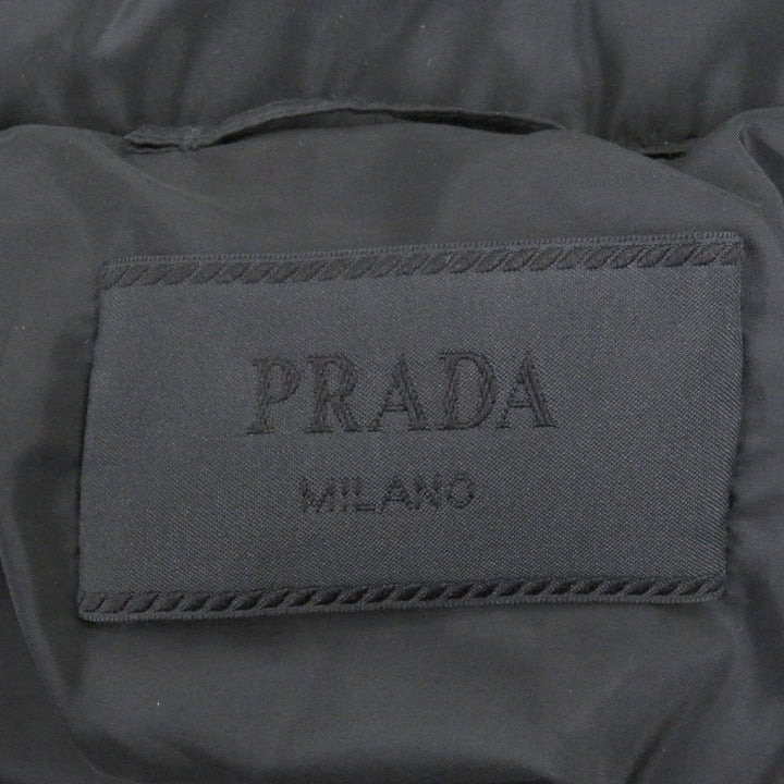 Great PRADA Blouson Triangle logo padded quilting black