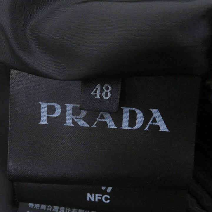 Great PRADA Blouson Triangle logo padded quilting black