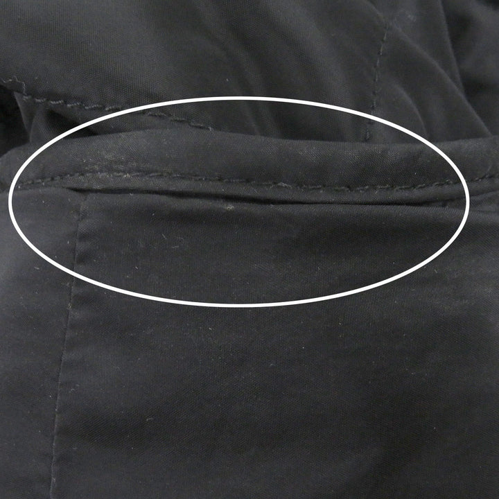 Great PRADA Blouson Triangle logo padded quilting black