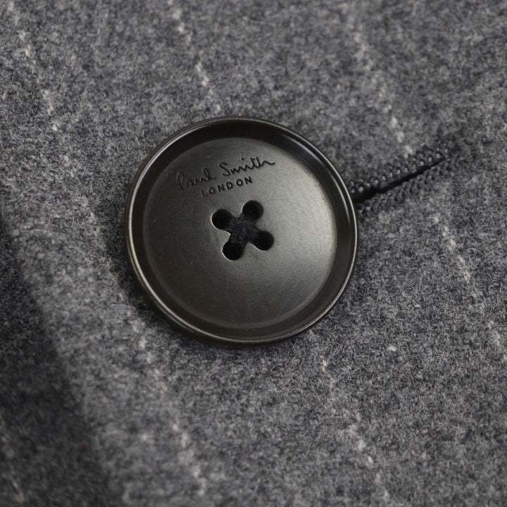 Excellent Paul Smith LONDON Chester coat gray wool mens S
