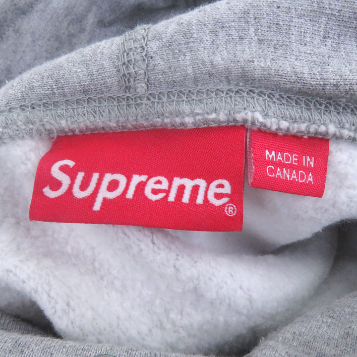 素晴らしいSupremeのパーカー、クロスボックスロゴフード付きスウェットシャツプルオーバー