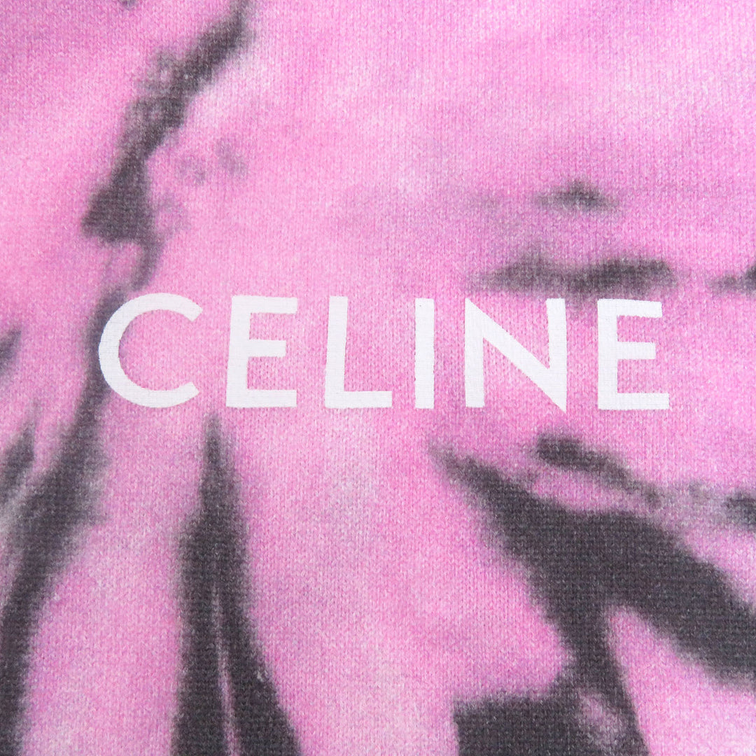 素晴らしいCELINE 半袖Tシャツ エディ・エラ タイダイ柄 コットンジャージー ルーズ