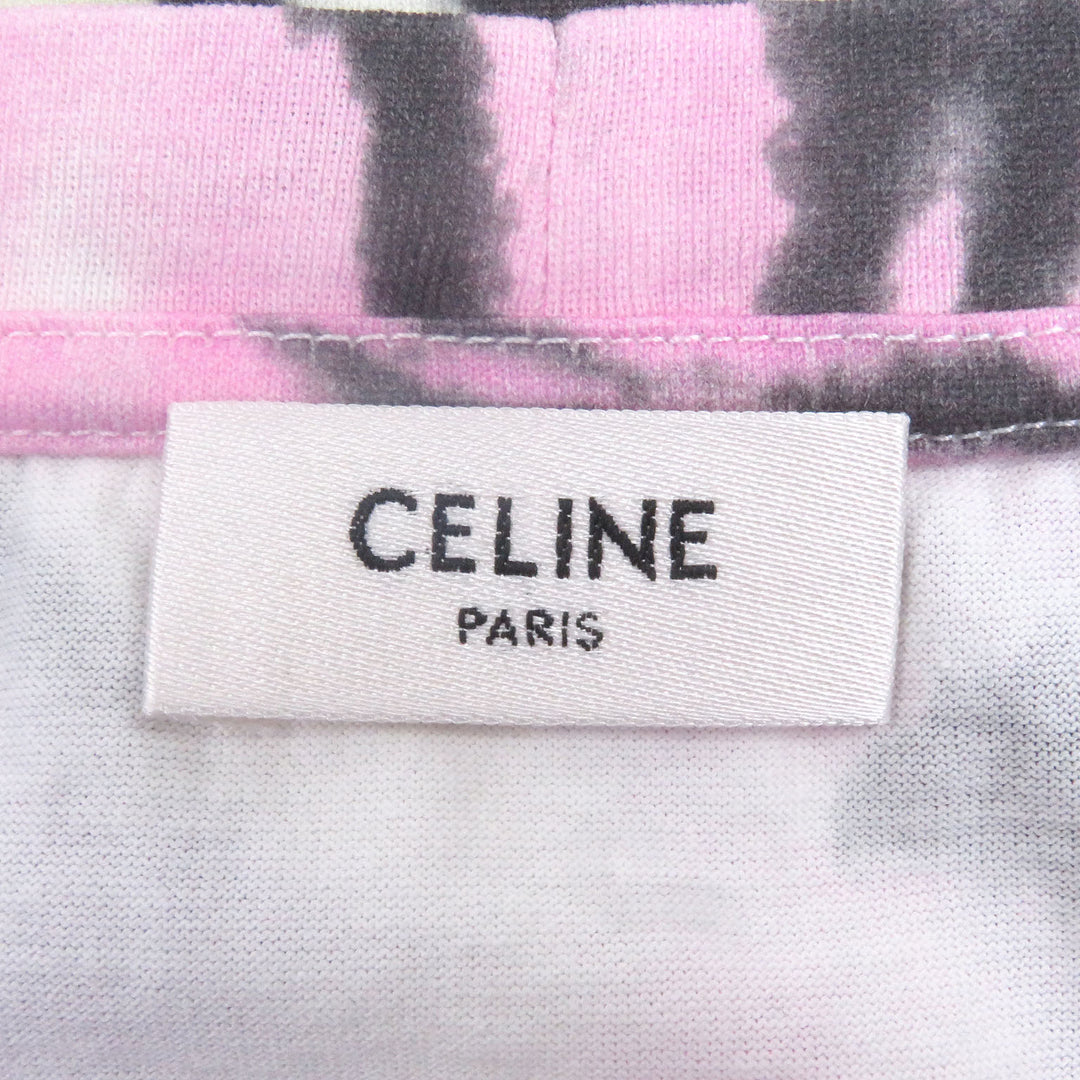 素晴らしいCELINE 半袖Tシャツ エディ・エラ タイダイ柄 コットンジャージー ルーズ