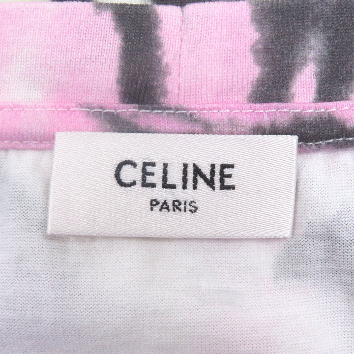 素晴らしいCELINE 半袖Tシャツ エディ・エラ タイダイ柄 コットンジャージー ルーズ