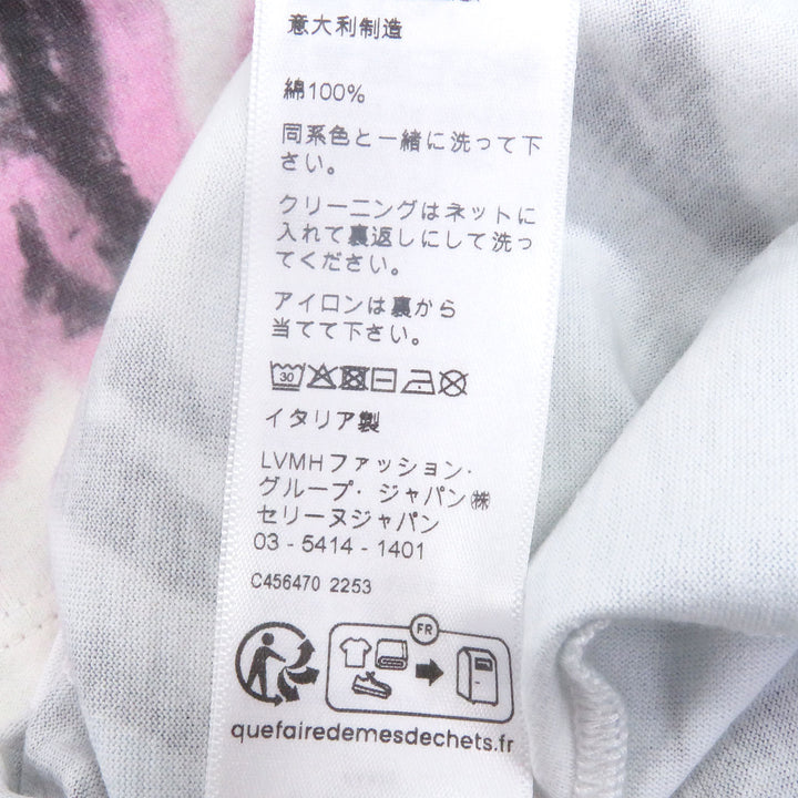 素晴らしいCELINE 半袖Tシャツ エディ・エラ タイダイ柄 コットンジャージー ルーズ