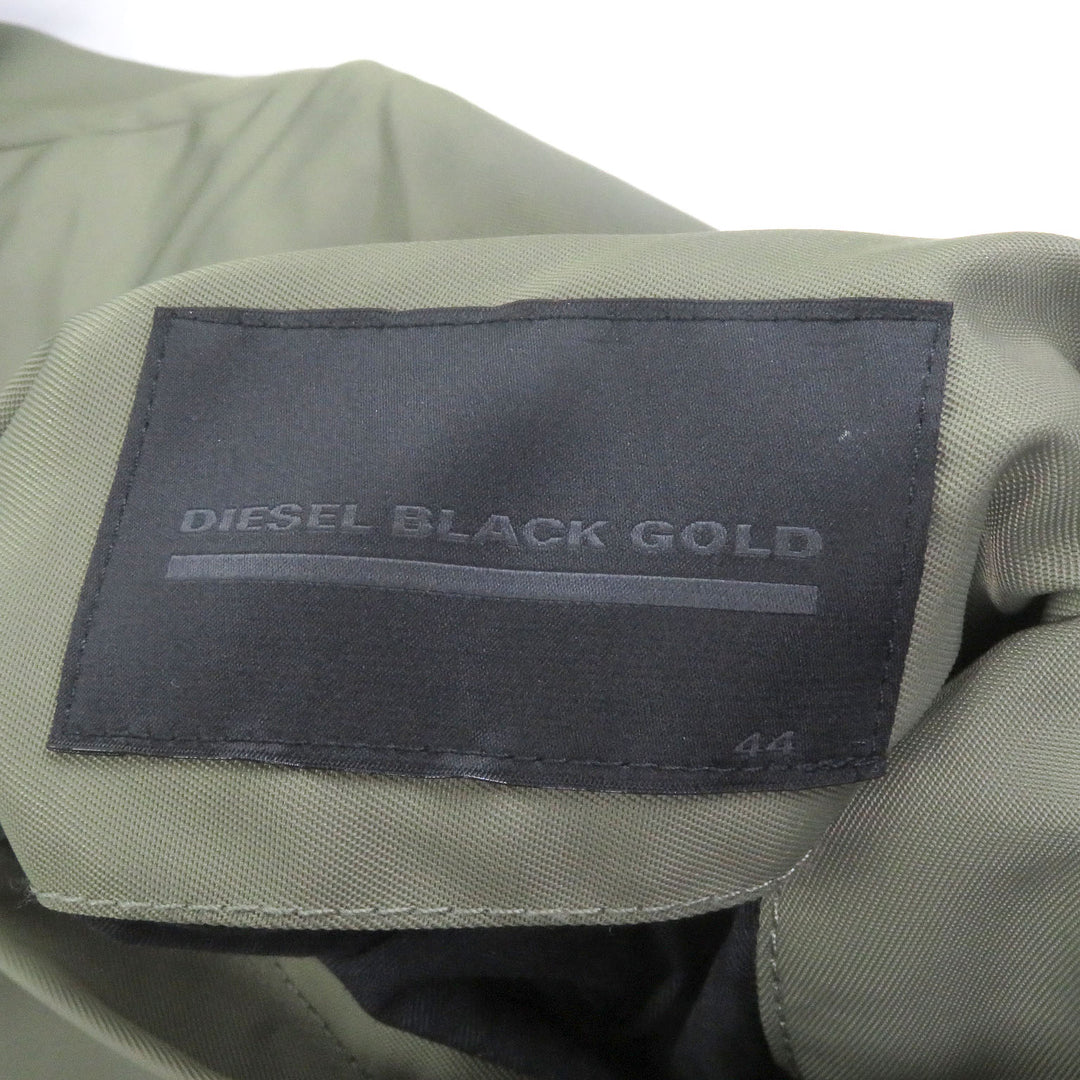 素晴らしいDIESEL BLACK GOLDコートJULYTリバーシブルフリース裏地パッド入り