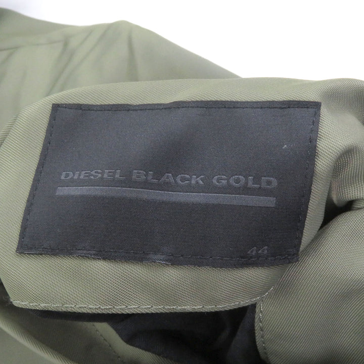 素晴らしいDIESEL BLACK GOLDコートJULYTリバーシブルフリース裏地パッド入り