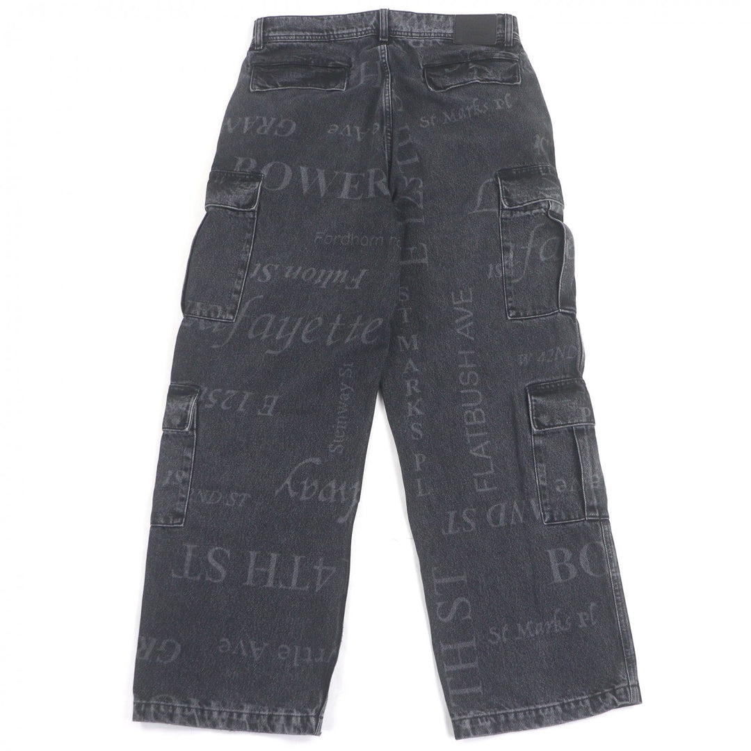 Great Supreme Martine Rose Denim pants All-over logo cargo pants