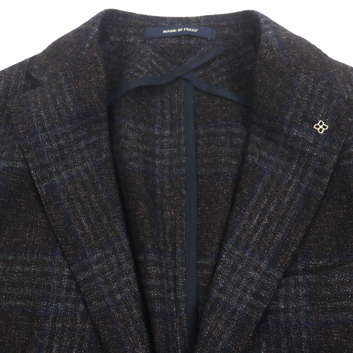 TAGLIATORE テーラードジャケット ブラウン ウール メンズ 48 1SMC22K 美品