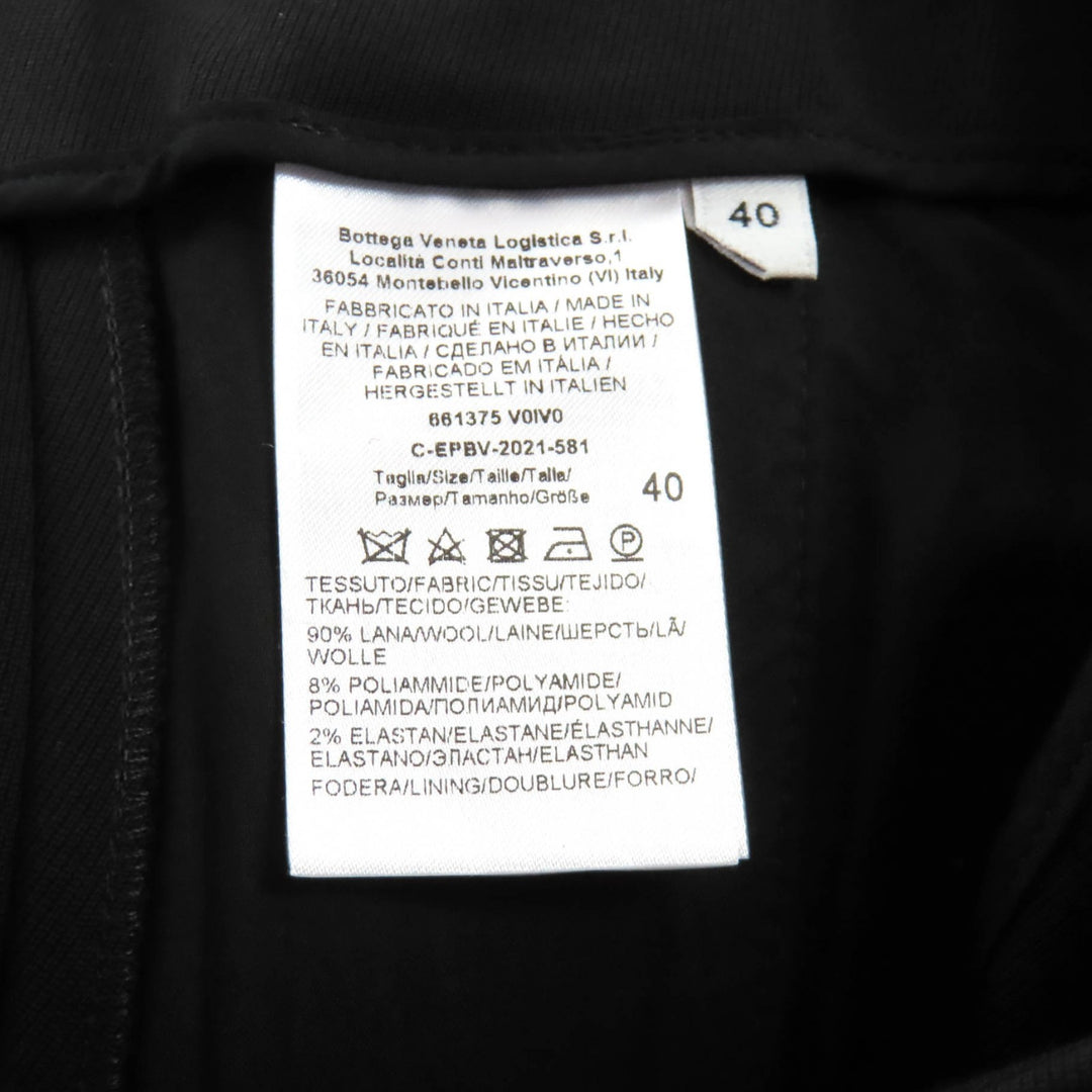 Pristine BOTTEGAVENETA Pants black wool Women 40 661375