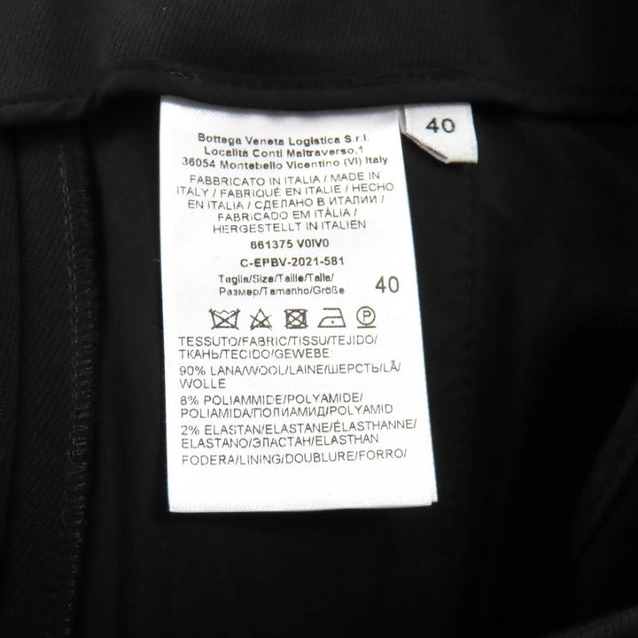 Pristine BOTTEGAVENETA Pants black wool Women 40 661375
