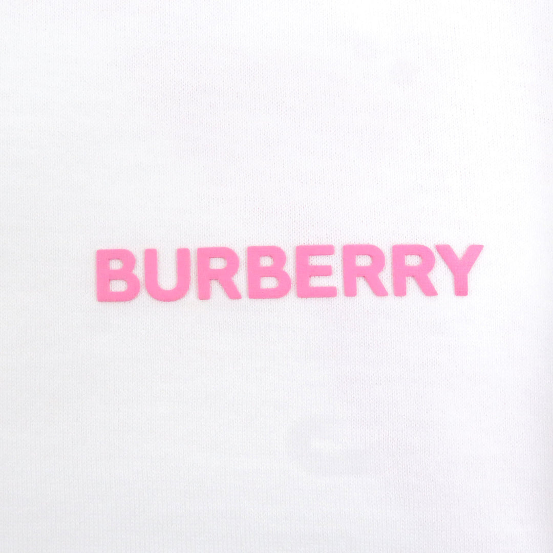 Excellent BURBERRY Short sleeve T-shirt Tisci period oak leaf back print white
