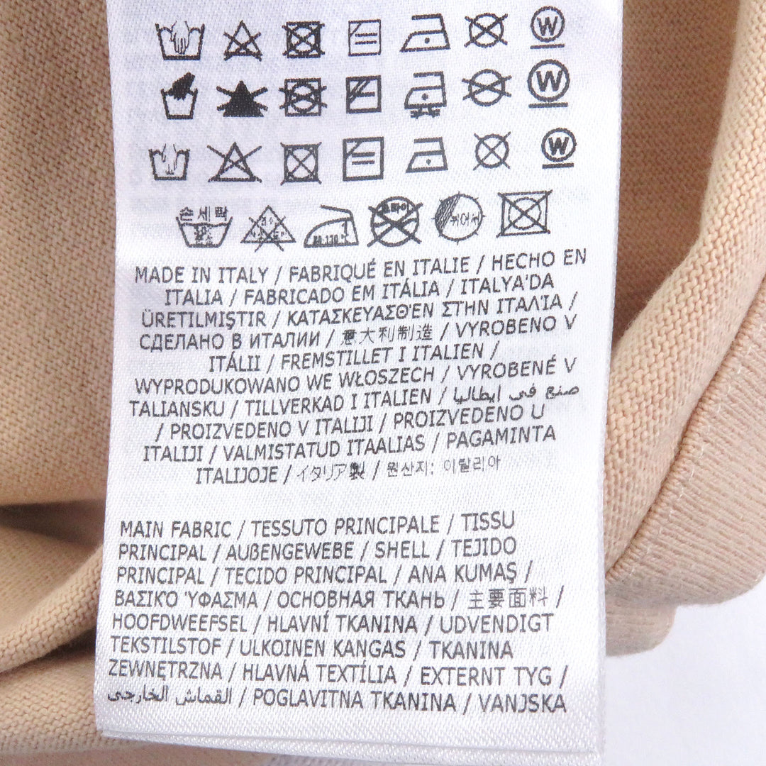 素晴らしい JIL SANDER 半袖Tシャツ ロゴプリント クルーネック ベージュ