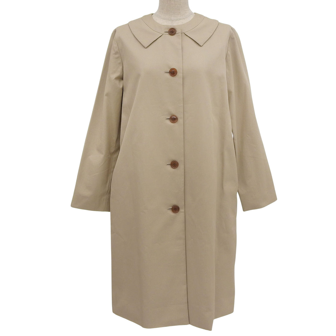 Excellent nooy coat beige cotton Women