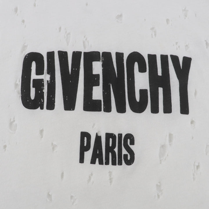 優れたGIVENCHY 半袖Tシャツ デストロイプロセッシング メンズ XS BW700D305P