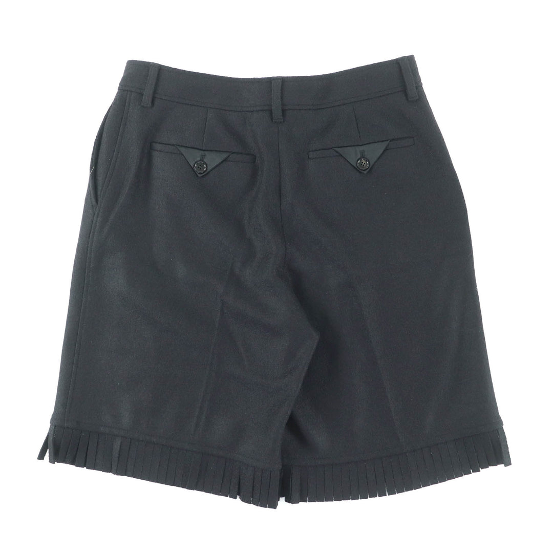 Pristine BURBERRY Shorts black Virgin wool Women 40 8046913