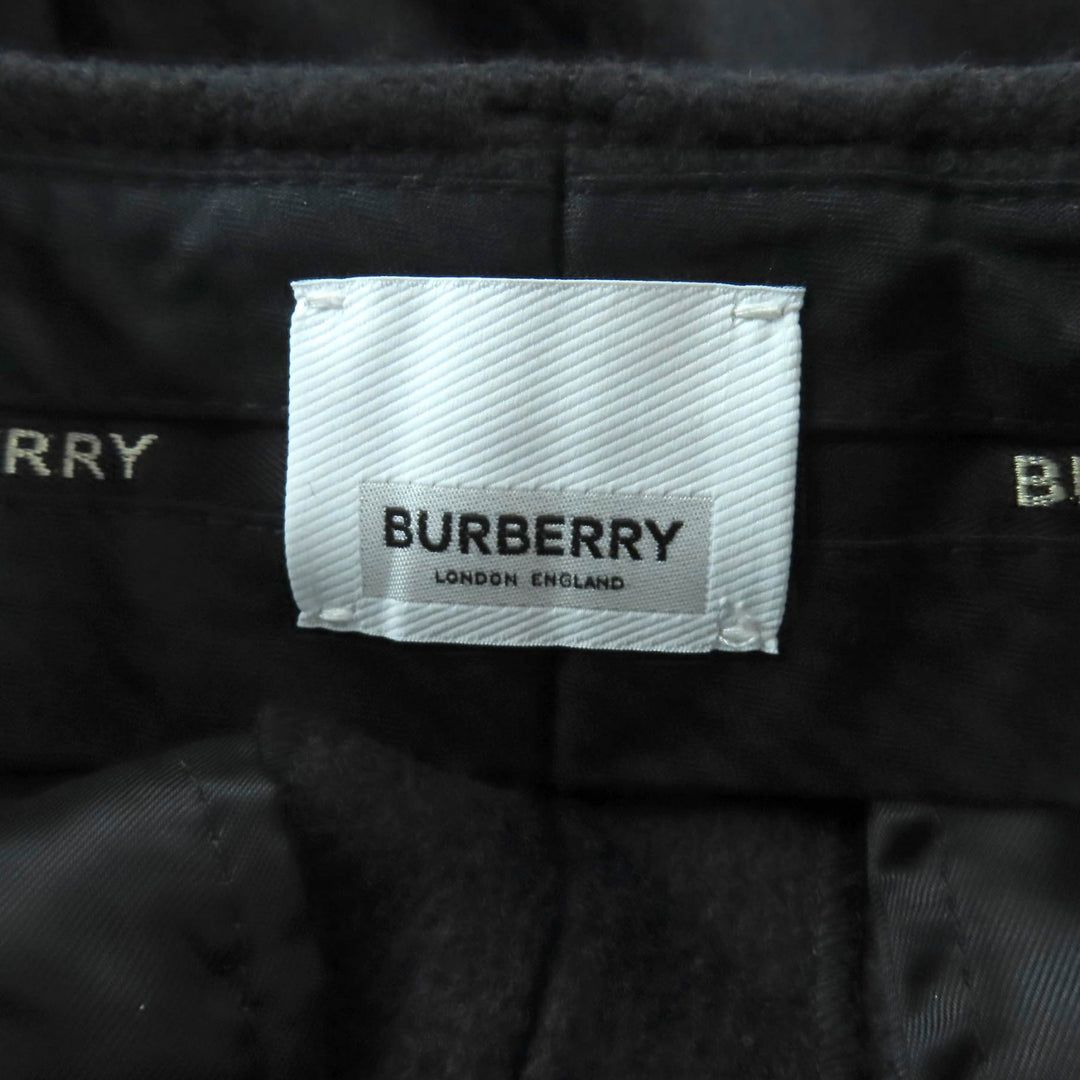 Pristine BURBERRY Shorts black Virgin wool Women 40 8046913