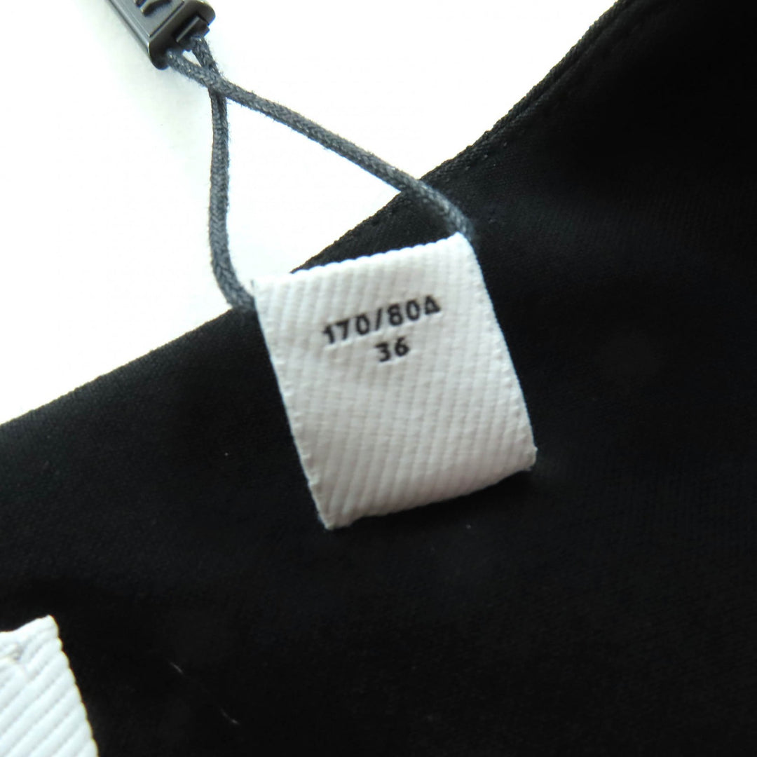 新品同様 BURBERRY ワンピース ブラック ビスコース レディース 38 8043955